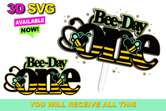 Celebrate with 3D SVG Cake Topper Designs