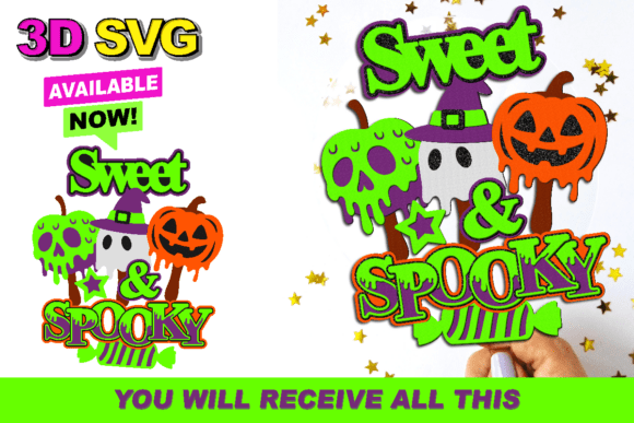 Enchant Your Halloween with 3D SVG Cake Topper Magic
